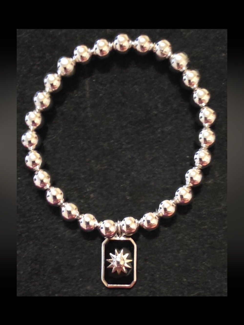 Beaded Bracelet w/Starburst Charm